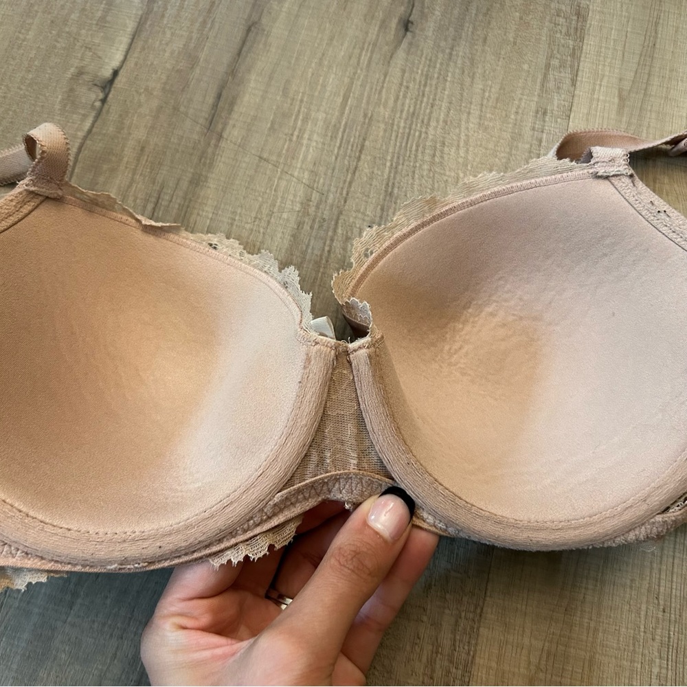 Victoria’s Secret Dream Angels Tan Lace Lined Demi Bra - Picture 7 of 9